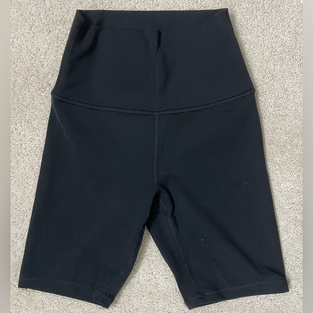 Athleta XXS High-Waisted TRANSCEND 7” Biker Shorts